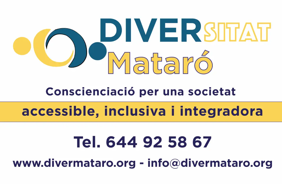 Tarjeta de visita de la asociación DiverMataro